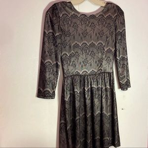 Gold and Black dress